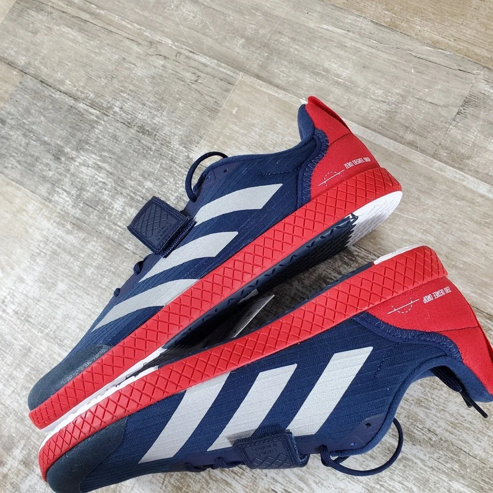 Adidas The Total Unisex Shoes Mens 7‎ / Womens 8 Athletic Running Team Navy Blue